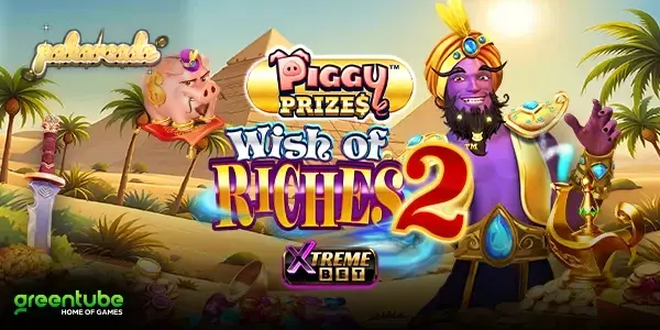 Piggy Prizes Wish of Riches 2 سلاٹ مشین کا ایک منظر